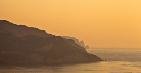 Atardecer en la Serra de Tramuntana (Mallorca)