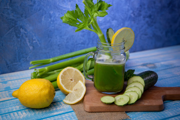 Dieta Detox, Jugo de apio, pepino y limón 