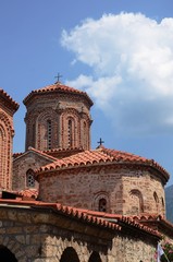 Fototapeta na wymiar Macédoine du Nord : Monastère de Saint-Nahum (région d’Ohrid)