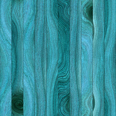 seamless turquoise wooden planks texture, 3D illustration