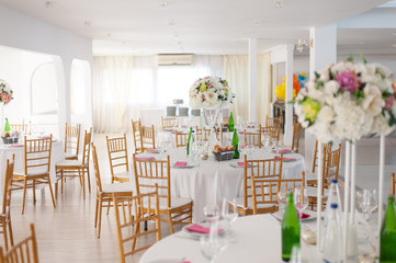 luxury restaurant interior.