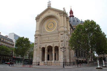 Fototapeta na wymiar saint-augustin church in paris (france) 