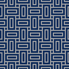 Japanese Rectangle Seamless Pattern