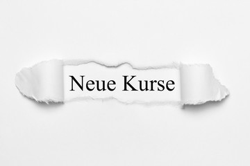 Neue Kurse 