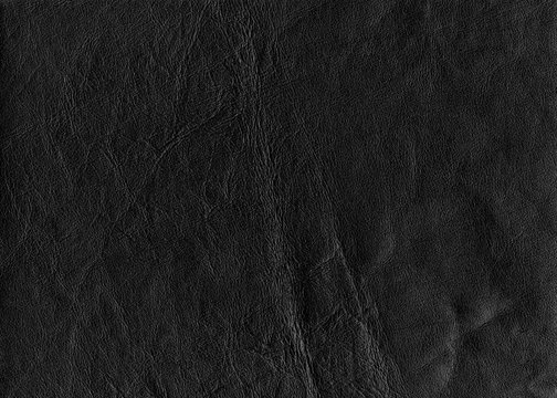 Black leather texture in high resolution. 