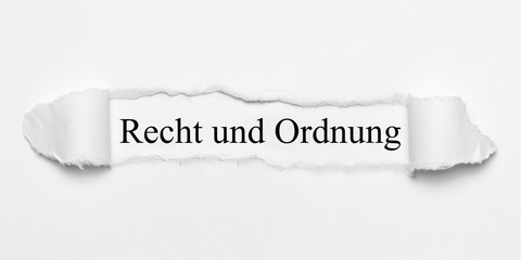 Recht und Ordnung