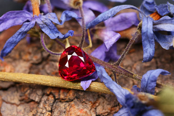 Red Gem Art and Decoration Gemstone RED RUBY