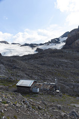 Blick auf Gletscher bei Gitschenh&ouml;relih&uuml;tte Uri