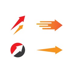 Arrow ilustration logo vector