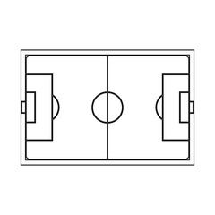 Isolated object of soccer and stadium icon. Set of soccer and goal vector icon for stock.