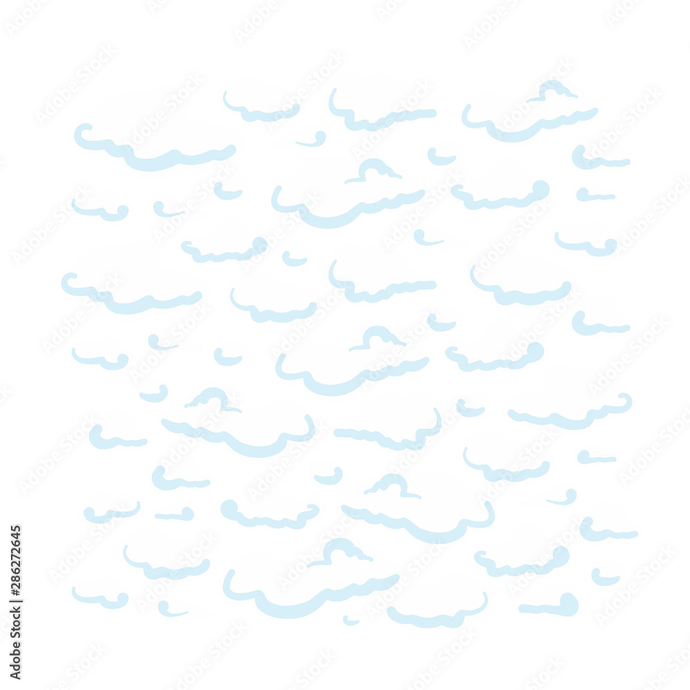 Poster clouds background for your design
