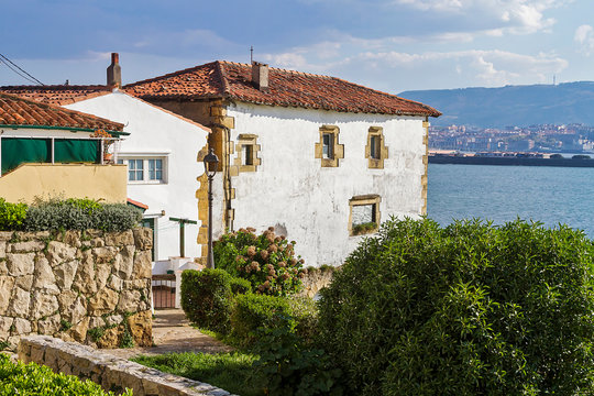 Getxo old port in the coast of Bizkaia, Spain