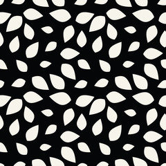 abstract geometric leaves pattern for natural background, simple minimalist graphic , retro decoration , summer fashion