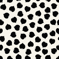 abstract geometric leaves pattern for natural background, simple minimalist graphic , retro decoration , summer fashion