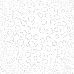 abstract geometric leaves pattern for natural background, simple minimalist graphic , retro decoration , summer fashion