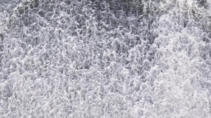 A powerful stream of water. Gigantic torrent of water