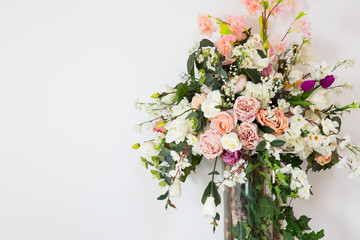 a bunch of beautiful colorful flowers