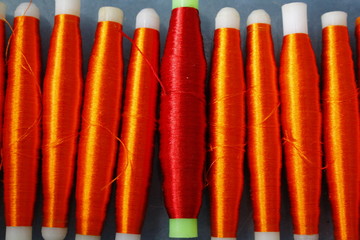 hand loom silk sarees weaving process thread color