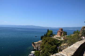 Macédoine du Nord : église Saint-Jean de Kaneo (Ohrid)