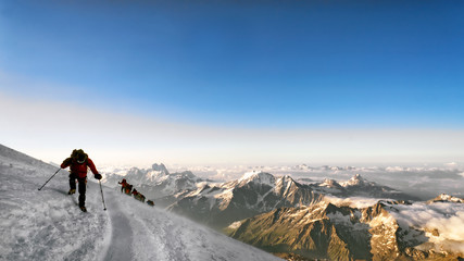 Сlimber on Elbrus