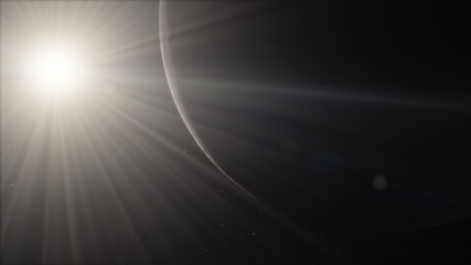 3d render, Moon high resolution image, 4k in outer space, Surface. High quality.