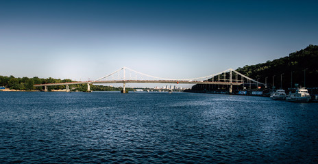 Fototapeta na wymiar Bridges in Kiev