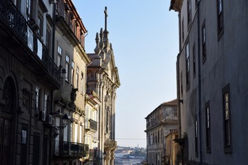 Fototapeta na wymiar Calle en Oporto
