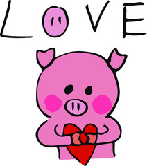 ブタのLOVE