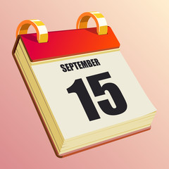 September 15 on Red Calendar