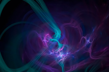 abstract digital fractal fantasy design
