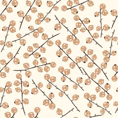 seamless repeat pattern with currants