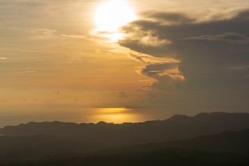 Just before dawn on the Pacific coast of Costa Rica, near Jaco.