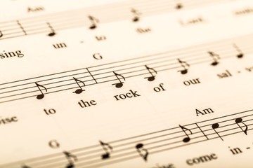 Fototapeta premium Hymnal.