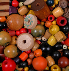Beads, many colors, many shapes
