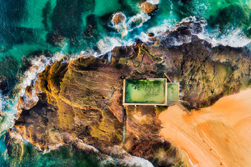 D Mona Vale Pool Top Down waves