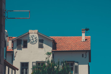 Rooftop with Weather Vane