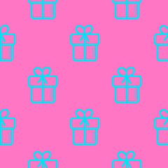 Wedding background seamless vector pattern in modern flat style