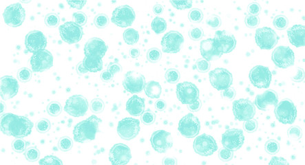 Blue blots watercolor background for your design, watercolor background concept, vector.
