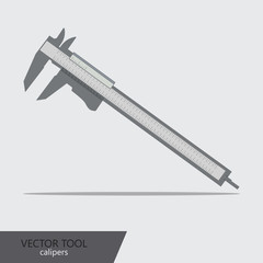 vernier caliper isolated on white background