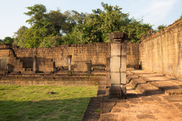 Fototapeta na wymiar The wall in Banteay Samre temple, Siem Reap Cambodia