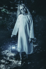 zombie girl in forest