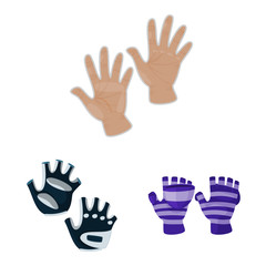 Isolated object of accessory and style icon. Set of accessory and distinctive stock symbol for web.