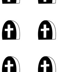 Seamless pattern with halloween pumpkins spider web zombie. Can be used for scrapbook digital paper, textile print, page fill. Vector illustration