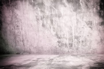 Abstract Concrete Room Background Using for Product Presentation Backdrop.