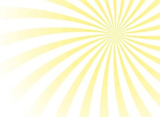 Fototapeta premium Summer bright yellow sunlight background. Vector illustration
