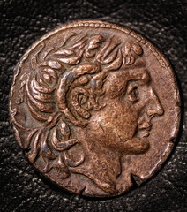Old greek coin