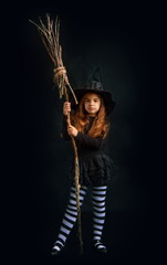 little girl witch