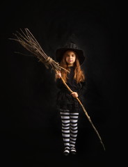 little girl witch