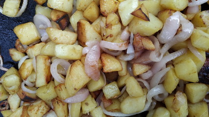 fried street potatoes