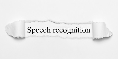 Speech recognition